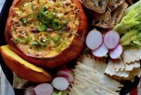 Baked Pumpkin Dip with Mexican Street Corn Flavor