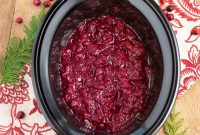 Slow Cooker Cranberry Sauce Recipe for Holiday Meals