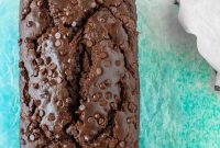 Moist Chocolate Zucchini Bread with Cocoa Chips