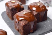 Chocolate Cube Pound Cake Recipe: Moist Mini Loaf Cakes