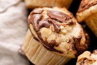 Banana and Nutella Muffins Recipe for Gooey Chocolate Swirls