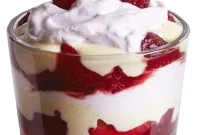 Summer Berry Parfaits with Rose Water Cream