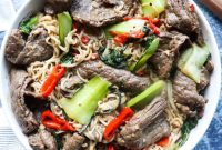Stir-Fried Vietnamese Pho with Beef and Noodles