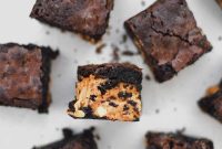 Fudgy Peanut Butter Swirl Brownies Recipe