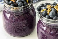 Creamy Blueberry Chia Pudding Recipe for Breakfast or Snack
