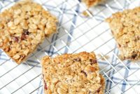 Cranberry Oat Granola Bars: Chewy Homemade Squares