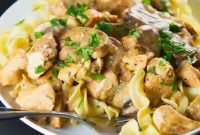 Creamy Chicken Stroganoff Recipe for Weeknight Dinners