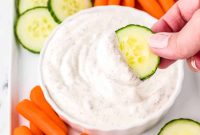 Creamy Homemade Ranch Dip Recipe for Veggies and Chips