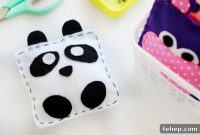 Panda Plush Sewing Pattern for Kids with Video Tutorial