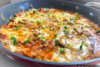 One-Skillet Chicken Enchiladas in 30 Minutes