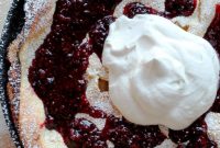 Asian Pear Dutch Baby with Blackberry Syrup Recipe