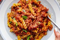 Sausage Ragu with Fusilli: Rustic Italian Pasta Recipe