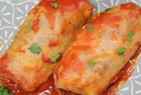 Classic Stuffed Cabbage Rolls Recipe with Savory Tomato Sauce
