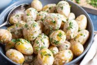 Spicy Potato Salad with Tangy Mustard and Fresh Herbs