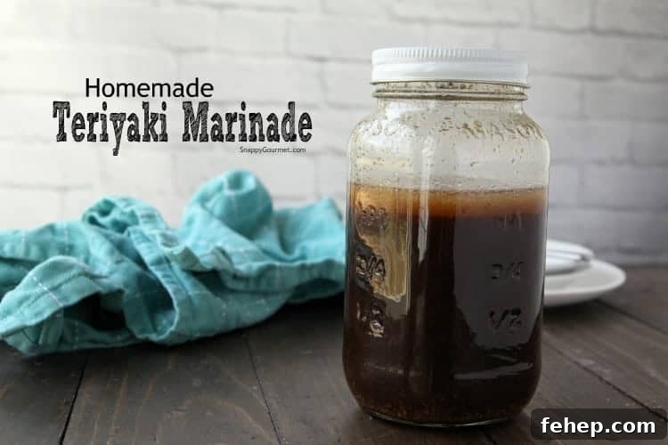Simple Homemade Teriyaki Marinade Recipe for Chicken & Fish 8 Teriyaki Marinade - quick homemade teriyaki marinade recipe