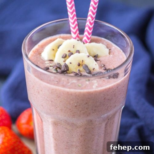 Strawberry Banana Smoothie featured image