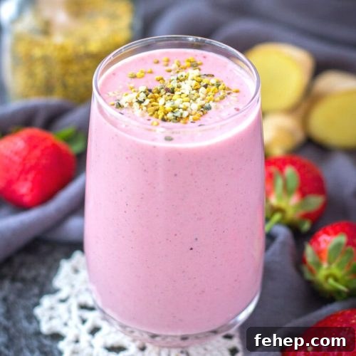 Strawberry Ginger Smoothie
