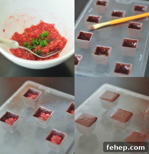 Raspberry Jalapeño Chocolates
