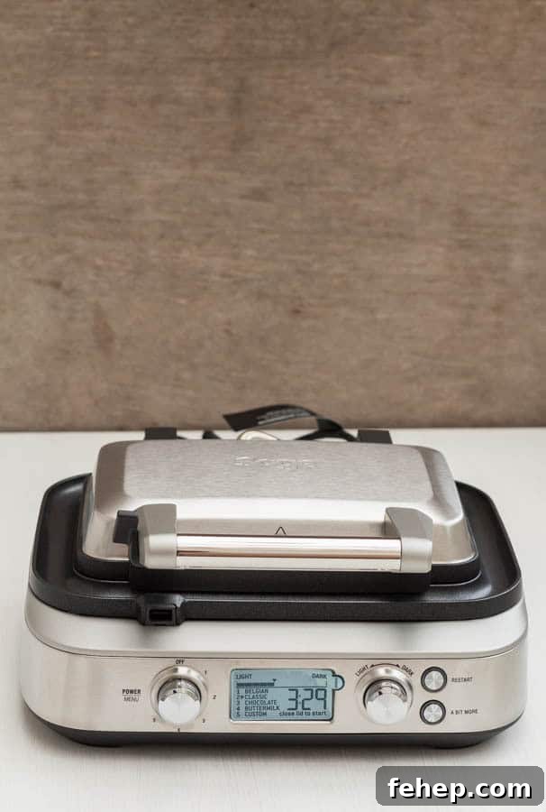 Heston Smart Waffle Maker Review: Classic Waffles with Sage 4 Heston Blumenthal Sage Appliances Smart Waffle Maker Review | Recipes From A Pantry