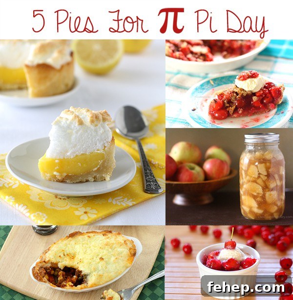 5 Pies For Pi Day