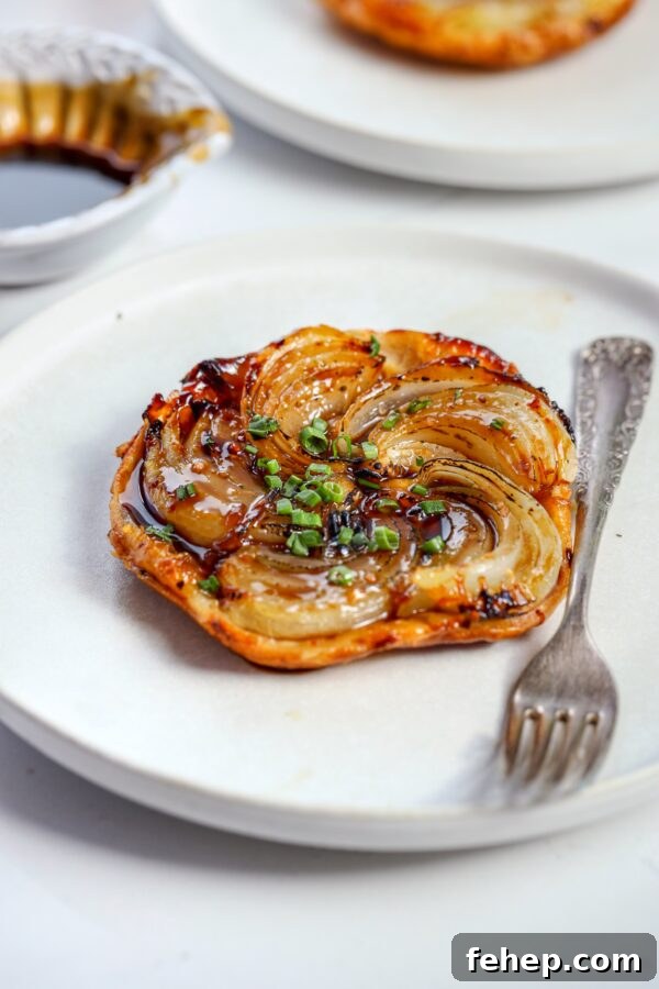 French Onion Upside Down Pastries