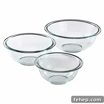 Glass Mixing Bowl Set
