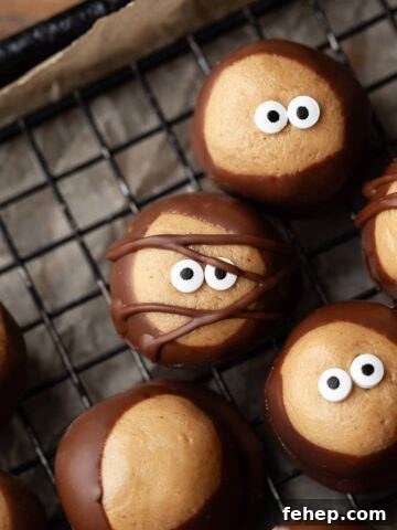 Gluten Free Halloween Buckeyes