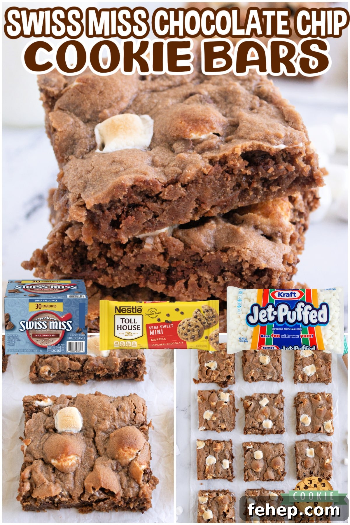 Swiss Miss Chocolate Chip Cookie Bars