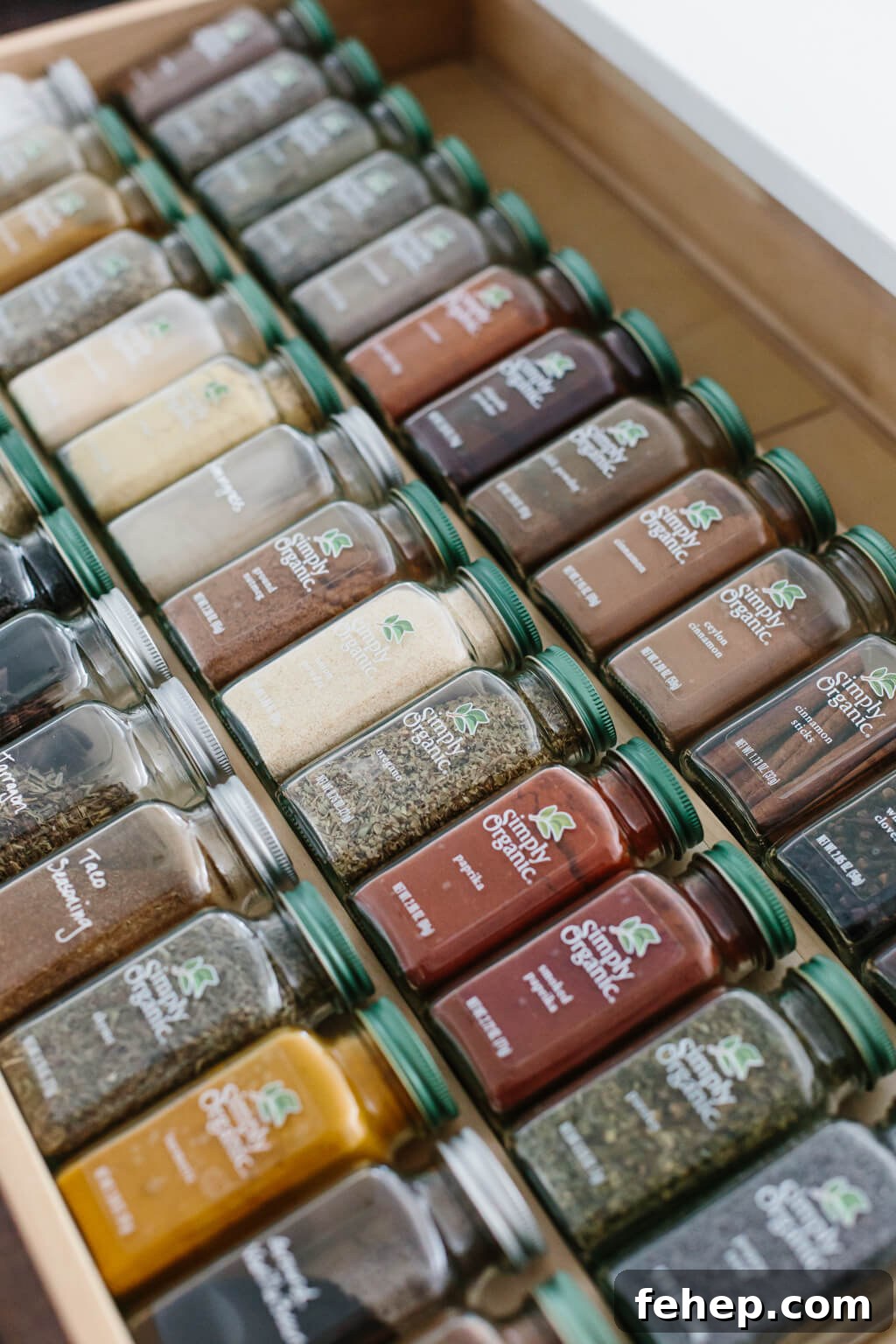 Spice Drawer Organization and Meal-Prep Tips for Healthier Recipes 2 My spice drawer is pivotal to cooking healthy recipes. So today I'm sharing how I organize my spice drawer and giving you a few tips for dried spices.