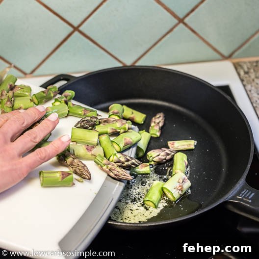 Adding Asparagus | Low-Carb, So Simple