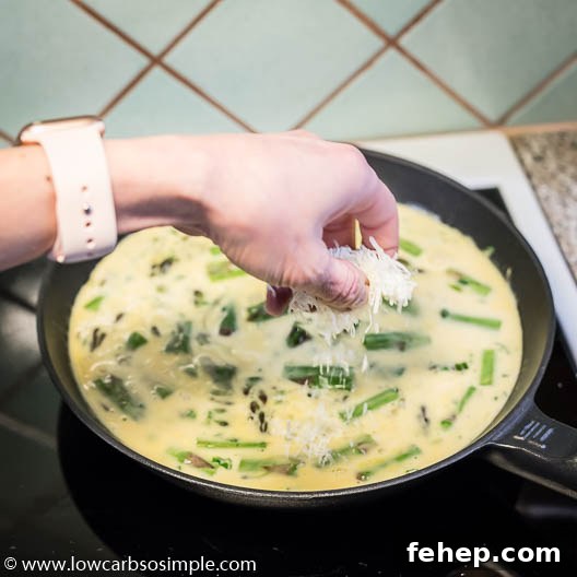Sprinkling Parmesan on Top | Low-Carb, So Simple