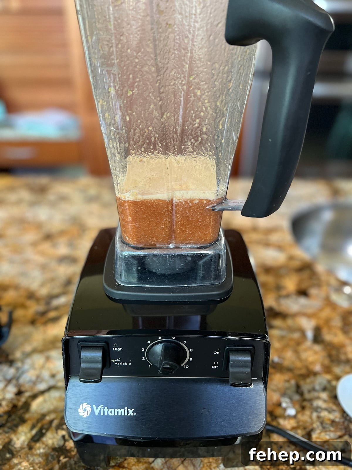 Sangrita: The Essential Mixer That Completes Tequila 6 Sangrita in blender on counter top.