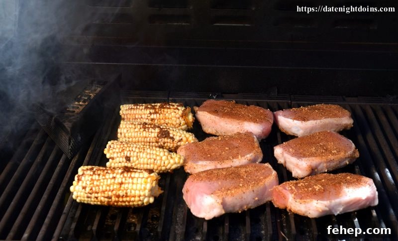 Raspberry Chipotle Pork Loin Chops