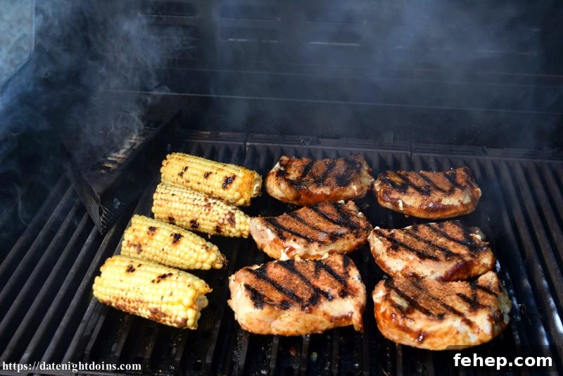 Raspberry Chipotle Pork Loin Chops