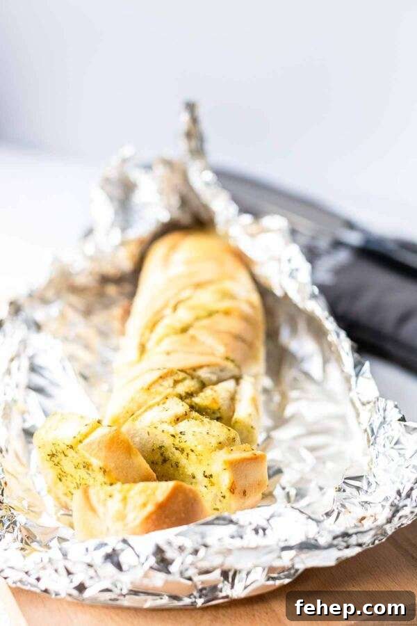 Crispy Garlic Bread Recipe for Homemade Flavor 2 Quick and easy garlic bread that you can serve as a side dish or as a starter. Made with soft French baguette and pesto.