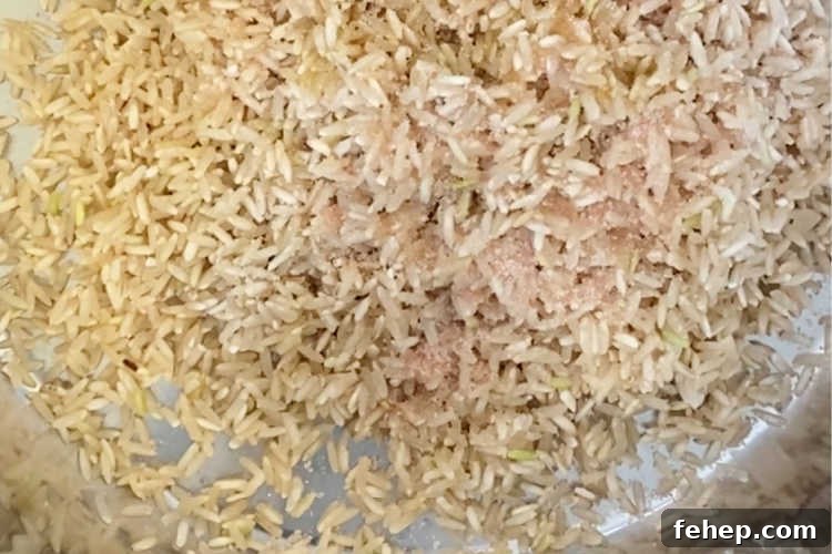 Perfect Instant Pot Brown Rice Recipe — Fluffy, Hands-Off Cook 4 add sea salt and olive oil to rice in pressure cooker