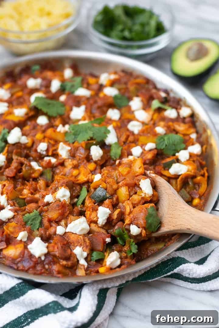 30-Minute One-Pan Chicken Enchilada Skillet Recipe 2 img 15971 1