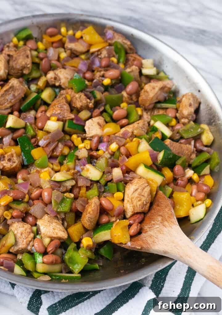 30-Minute One-Pan Chicken Enchilada Skillet Recipe 6 img 15971 5