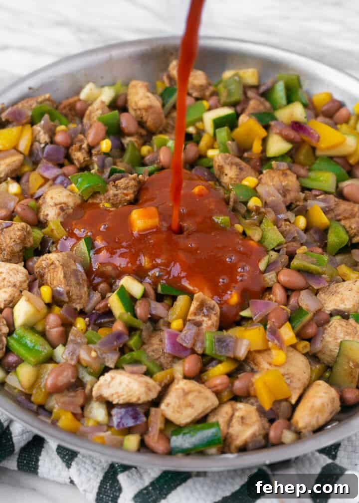 30-Minute One-Pan Chicken Enchilada Skillet Recipe 7 img 15971 6