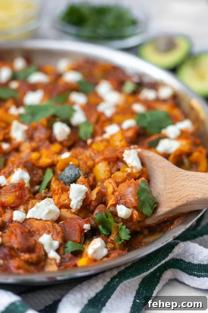 30-Minute One-Pan Chicken Enchilada Skillet Recipe 10 img 15971 9