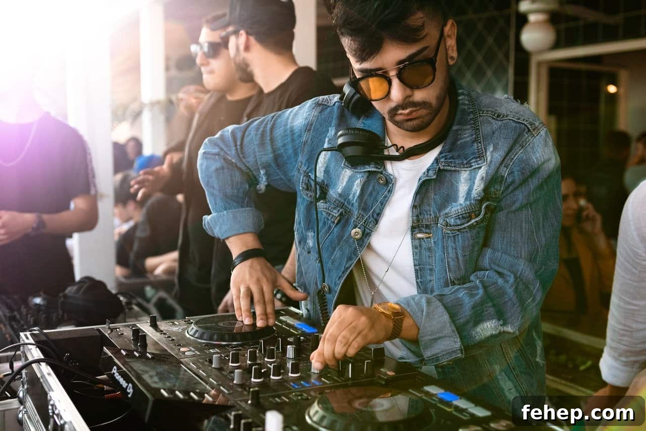 How to Plan a Memorable Surprise Party Guests Will Love 6 Man Wearing Blue Denim Jacket While Using Black Dj Controller.