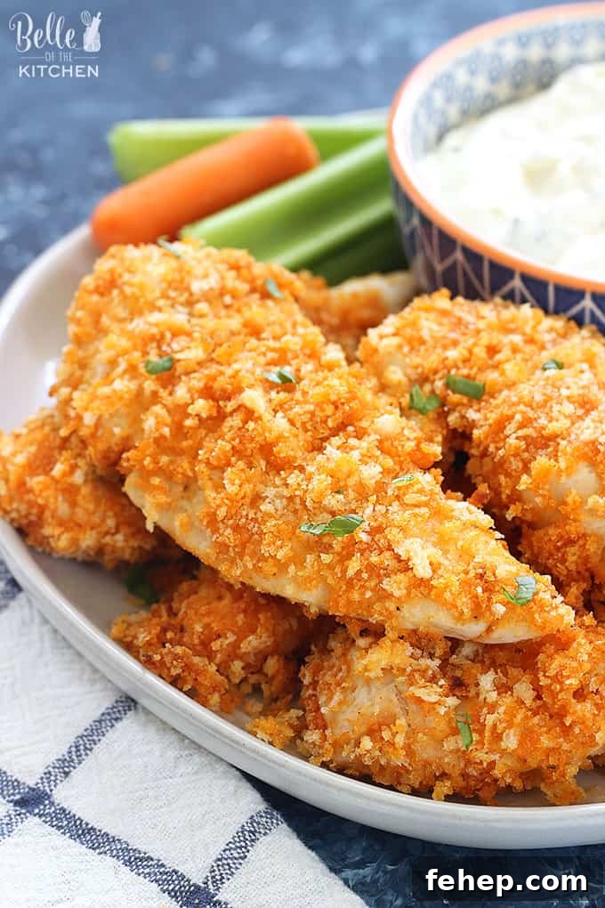 31 Delicious Chicken Tenderloin Recipes for Every Meal 11 Baked Buffalo Chicken Fingers