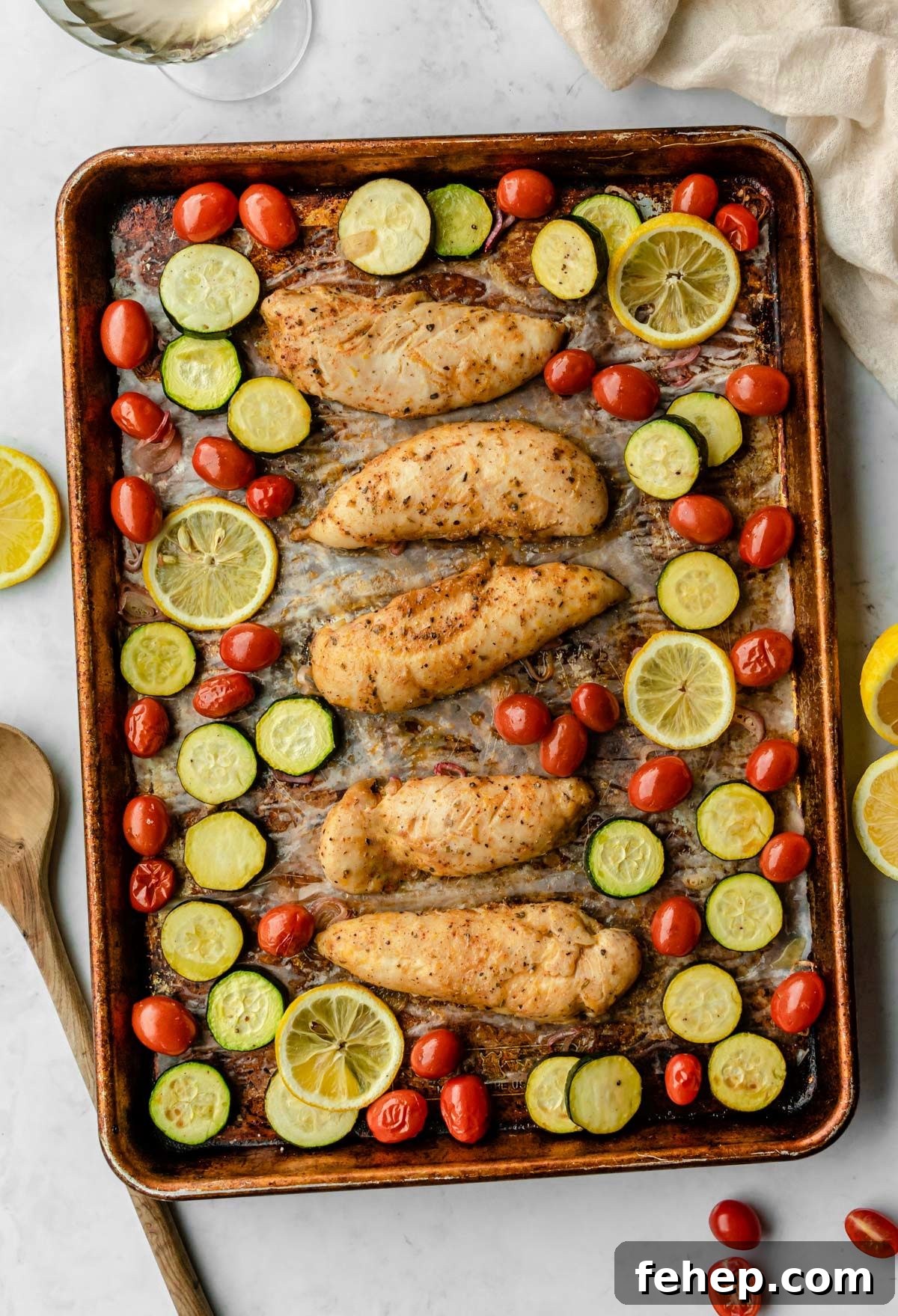 31 Delicious Chicken Tenderloin Recipes for Every Meal 17 Lemon Chicken with Tomatoes and Zucchini