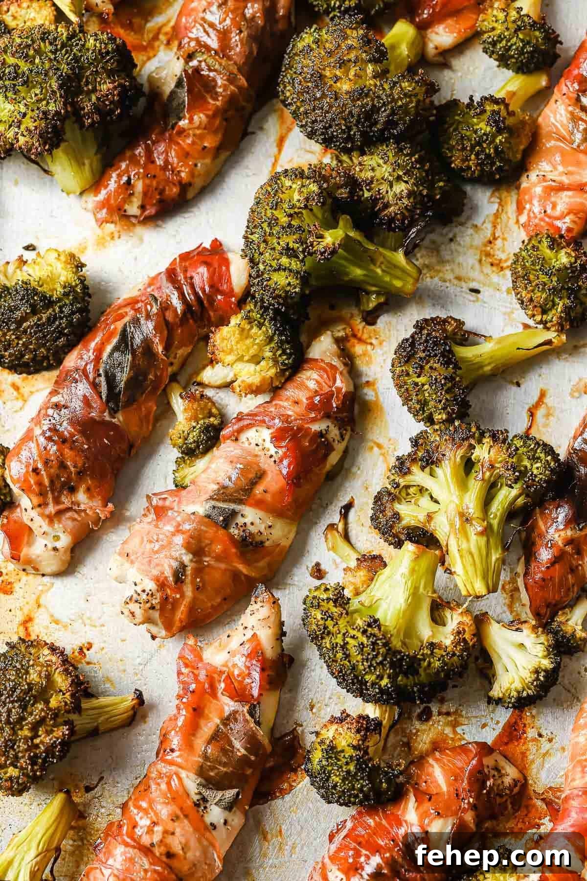 31 Delicious Chicken Tenderloin Recipes for Every Meal 24 Prosciutto Chicken and Broccoli Sheet Pan