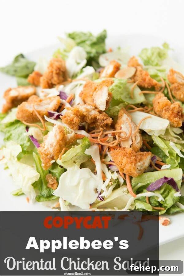 Applebee's oriental chicken salad copycat recipe ohsweetbasil.com Applebee's oriental chicken salad copycat recipe ohsweetbasil.com