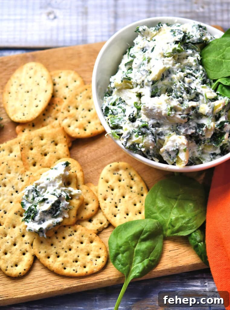 24Bite: Cold Spinach Artichoke Dip Recipe by Christian Guzman
