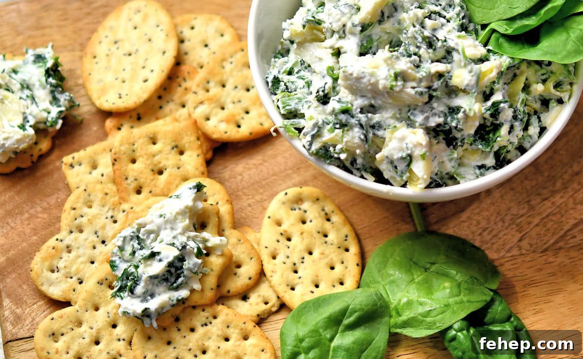 24Bite: Cold Spinach Artichoke Dip Recipe by Christian Guzman