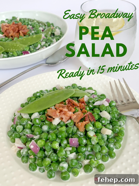 Cucumber and Dill Salad Recipe: Crisp Summer Side Dish 9 easy classic broadway pea salad, best easy pea salad recipe, pea salad bacon water chestnuts red onion snow pea pods, best summer potluck picnic recipe, best salad for church potlucks, best salad for family holidays, easy quick side dishes, frozen peas, easy thanksgiving easter christmas side dishes everyone loves