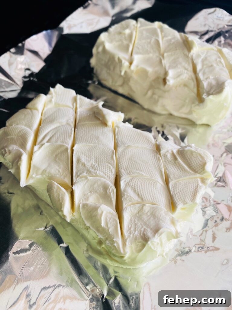 cream cheese on the smoker before cooking