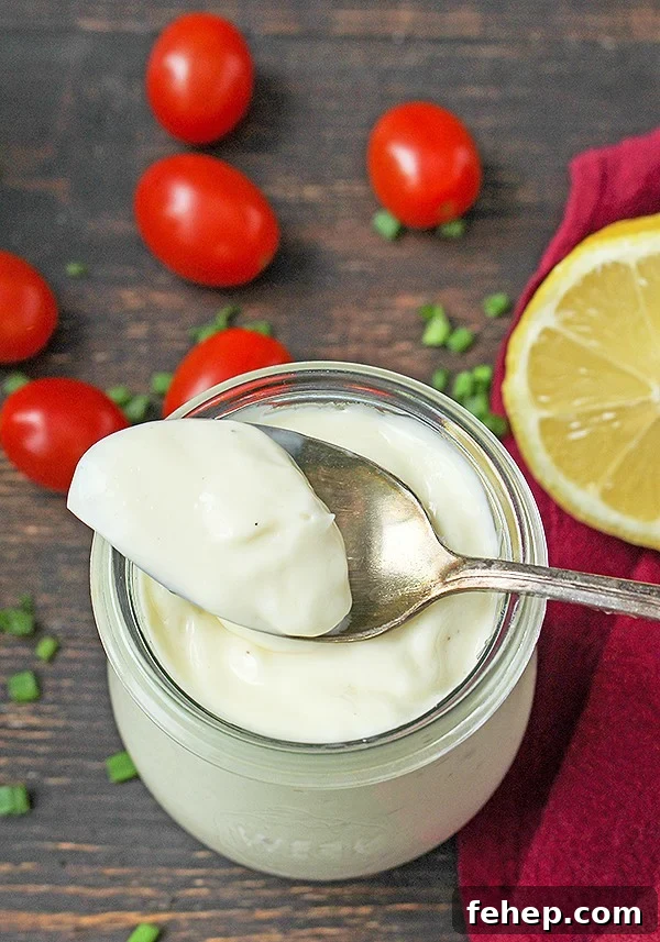 This creamy Paleo Whole30 Mayo comes together quickly and tastes so much better than store bought. This will become your new favorite.